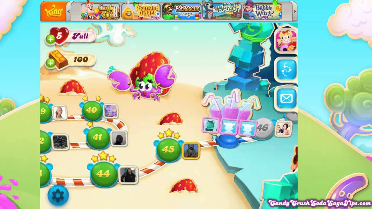 Levels in Candy Crush Soda Saga